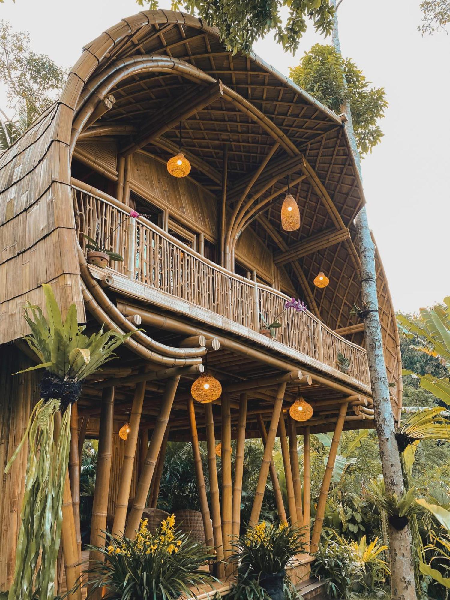 Alamvaya Bali Bamboo House Villa Sidemen  Ngoại thất bức ảnh