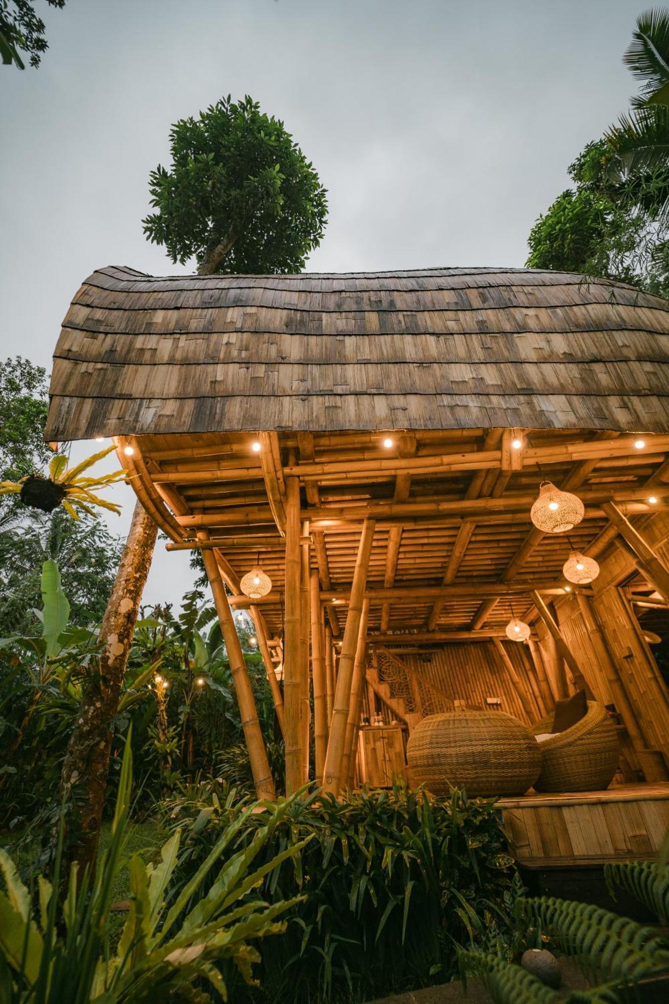 Alamvaya Bali Bamboo House Villa Sidemen  Ngoại thất bức ảnh